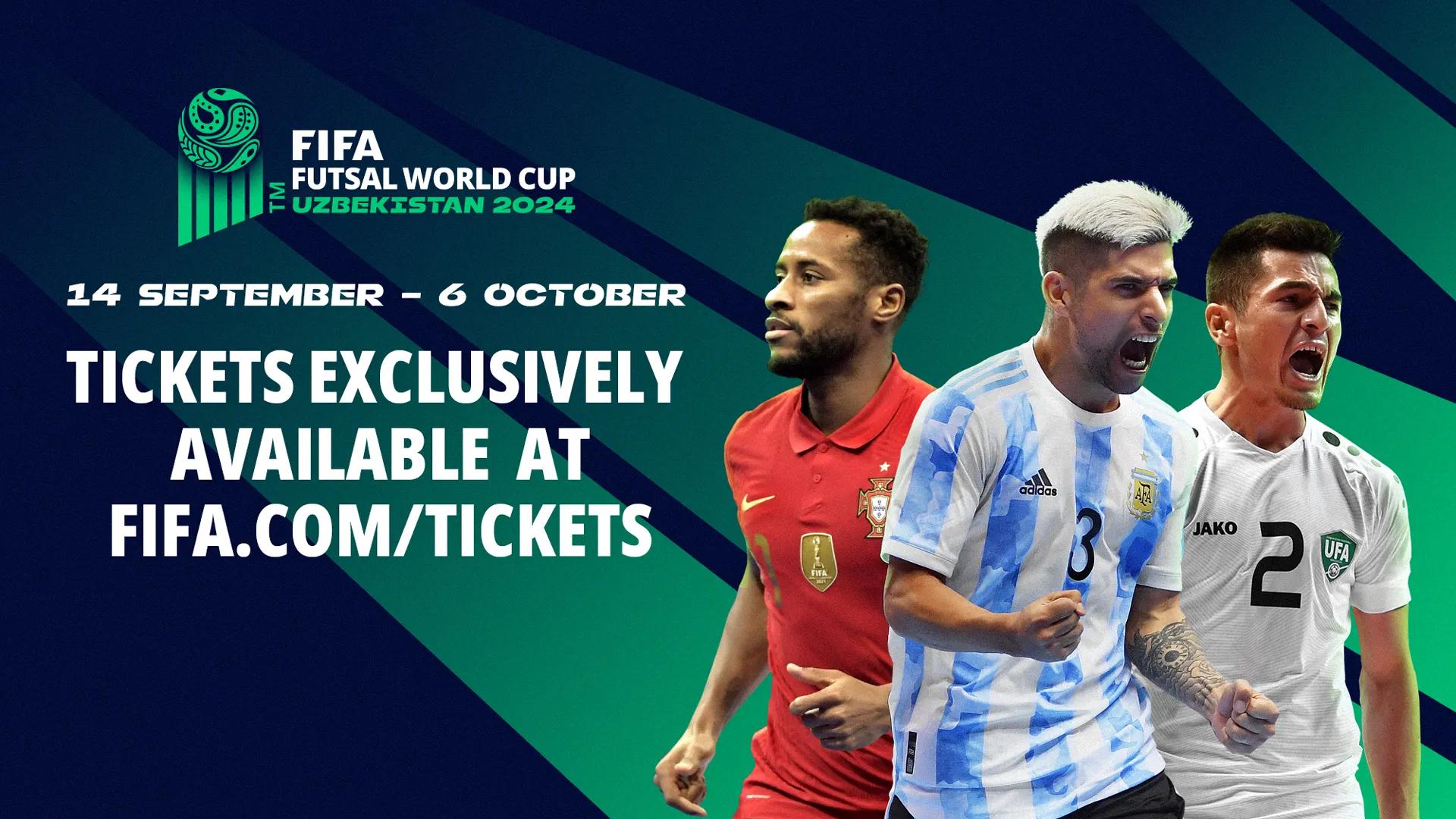 Comienza la venta general de entradas para la Copa Mundial de Futsal de