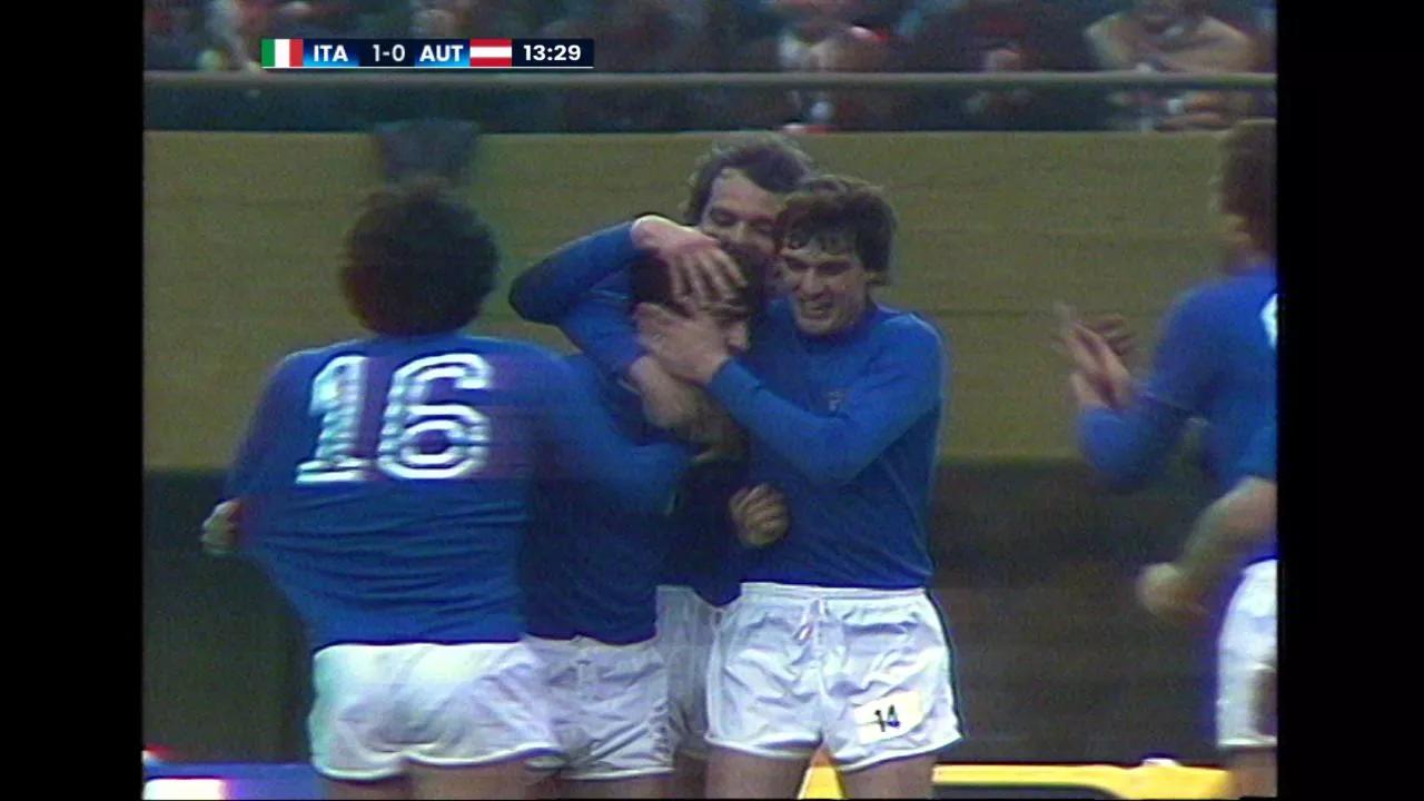 Paolo Rossi Goal 14', Italy vs Austria