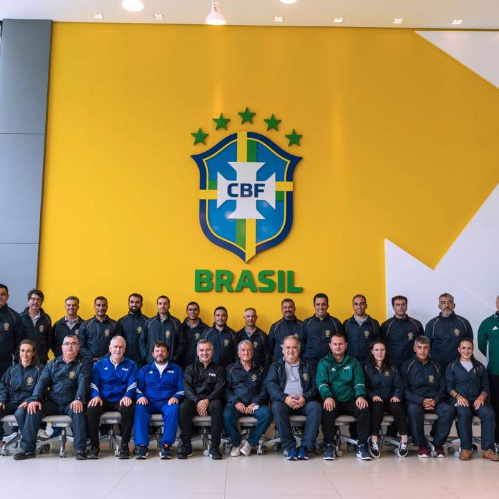 Image of the FIFA-CBF Coach Educators’ Development Programme took place in Teresopolis, Rio de Janeiro from 8-12 January 2022. Photo: FIFA