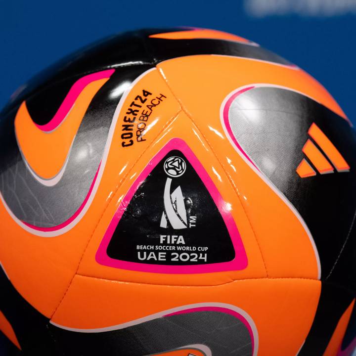 ZURICH, SWITZERLAND - NOVEMBER 24: A detailed view of the FBSWC Official Match Ball at HoF, Home of FIFA on November 24, 2023 in Zurich, Switzerland. (Photo by Harold Cunningham/FIFA)