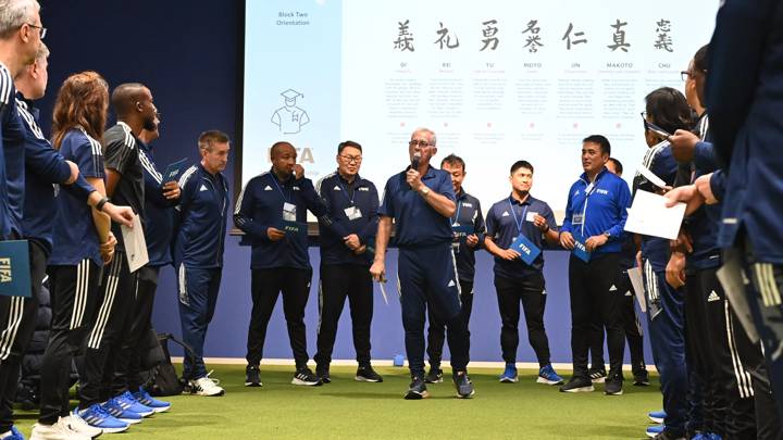 FIFA Technical Leadership Diploma in Japan - presentation on the Samurai