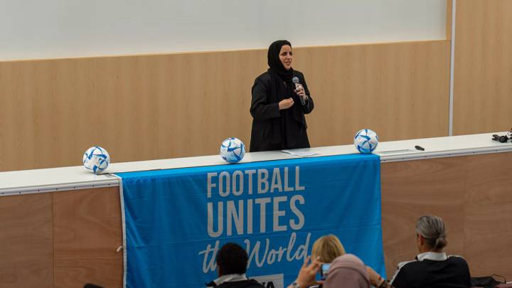 Abeer Al-Khalifa, President of Pre-University Education at the Qatar Foundation.